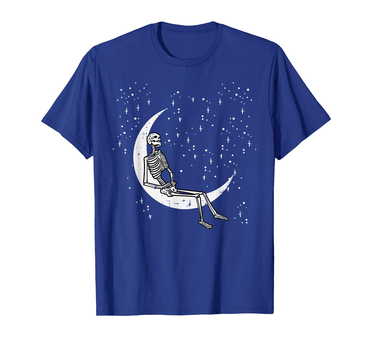 Skeleton Moon Goth Halloween Costume Women Girls Kids Men T-Shirt