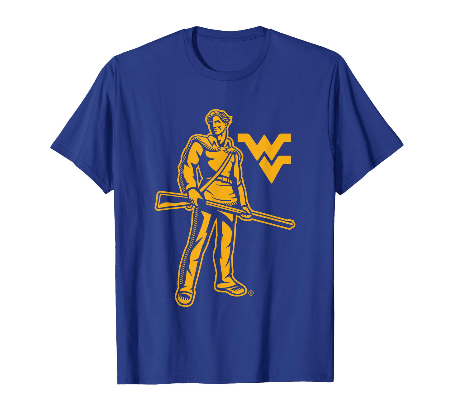 West Virginia Mountaineers Mascot Navy Officially Licensed T-Shirt