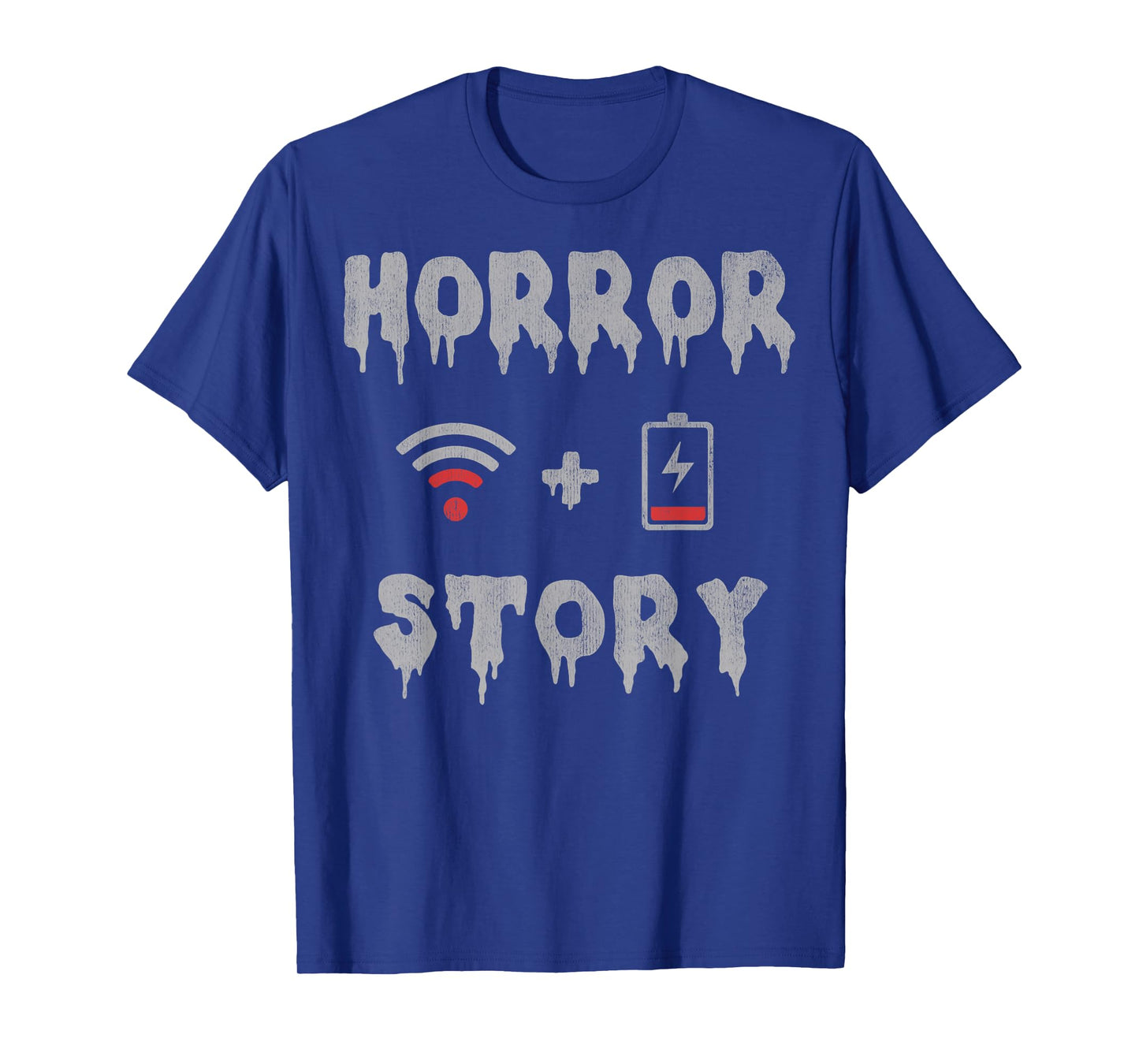 Halloween Horror Story Low Battery No Wi-Fi T-Shirt