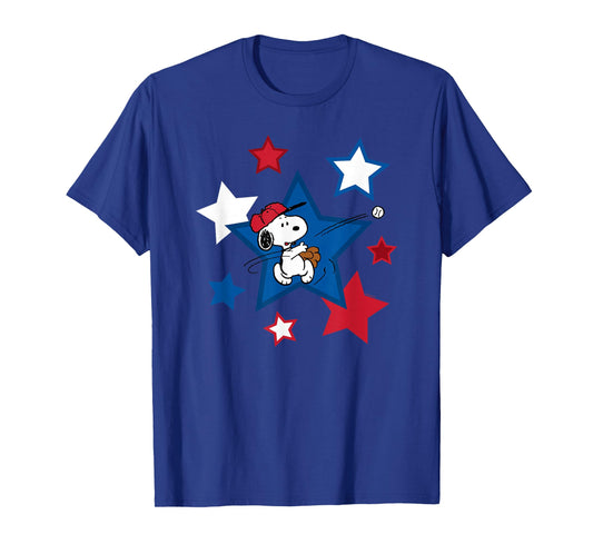 Peanuts Snoopy Baseball Stars T-Shirt