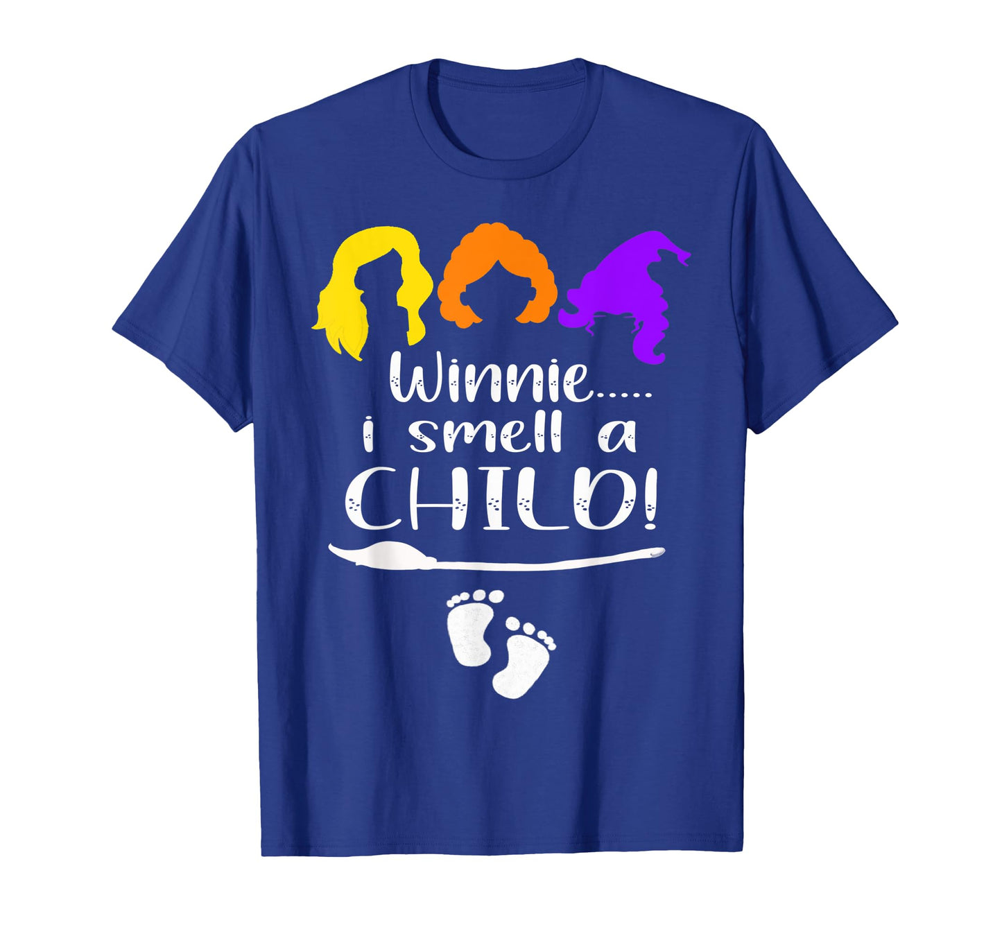 Winnie I smell A Child Halloween Pregnancy Announcement Mom T-Shirt