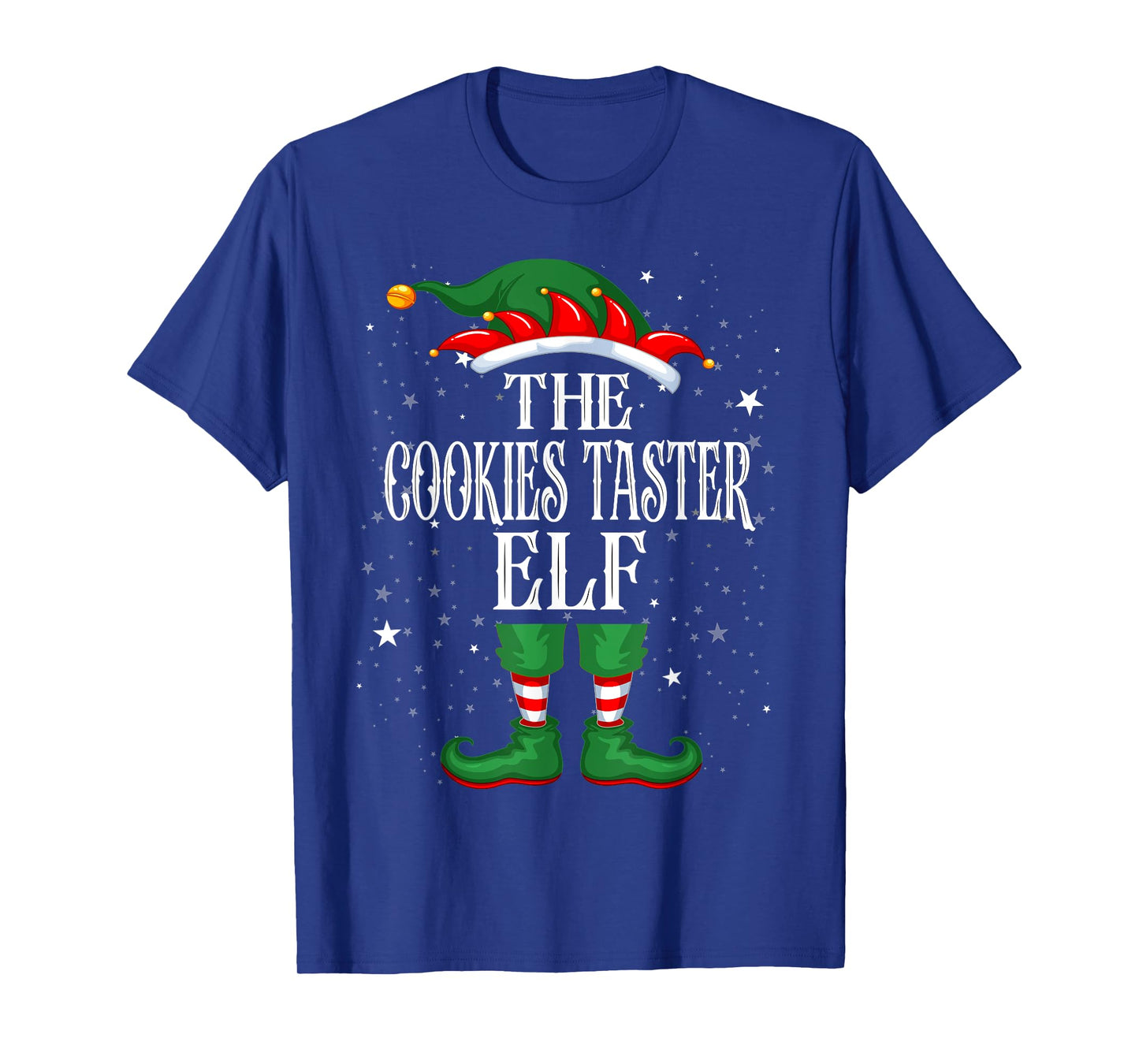 Christmas Elf Matching Family Group Funny Cookies Taster Elf T-Shirt
