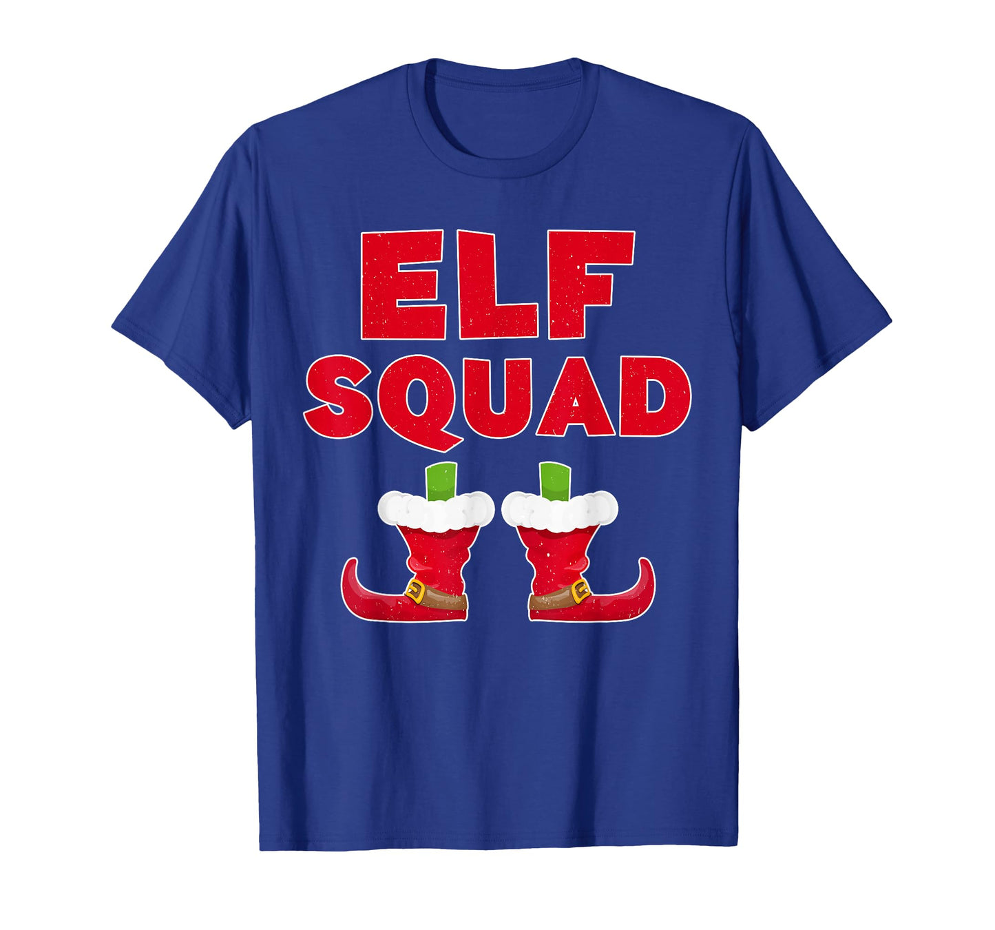 Elf Squad Shirt Adult Kids Boy Girl Christmas Crew Pajamas T-Shirt