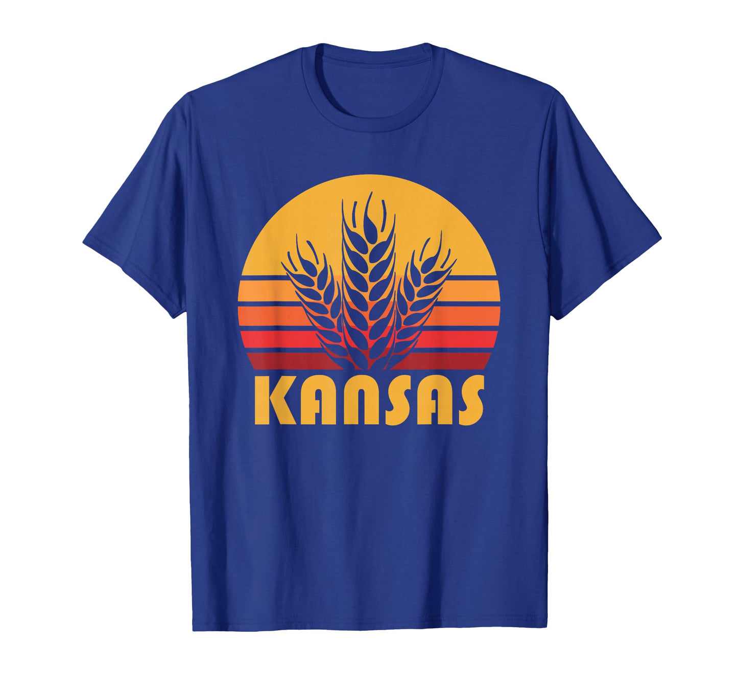 Retro Kansas Wheat Shirt, Vintage Grain Farming Tee Gift T-Shirt