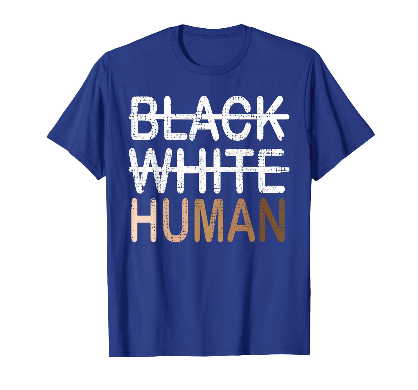 Black White Human Melanin Inclusion for Black History Month T-Shirt