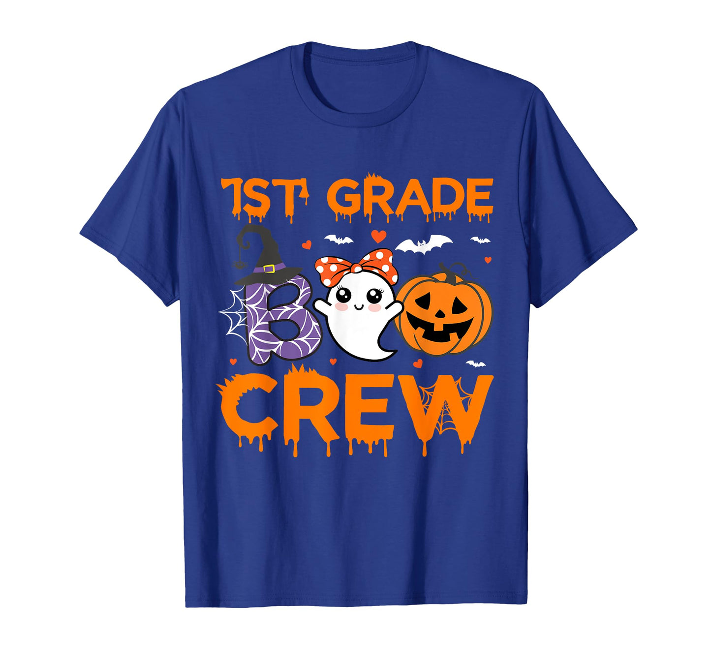 1st Grade Boo Crew Teacher Student Halloween Costume T-Shirt
