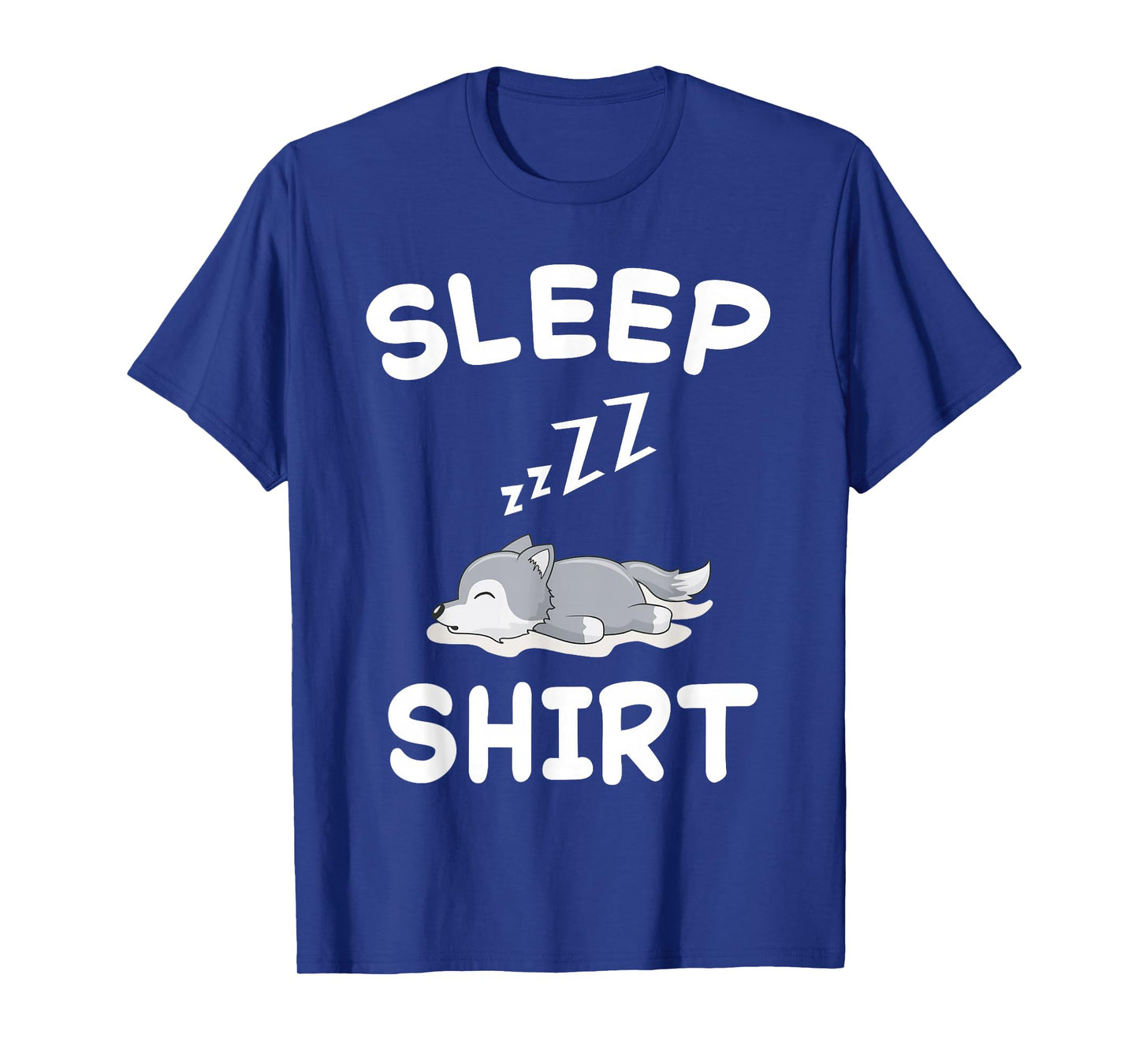 Wolf Nap Sleeping Pajama Nightgown T-Shirt