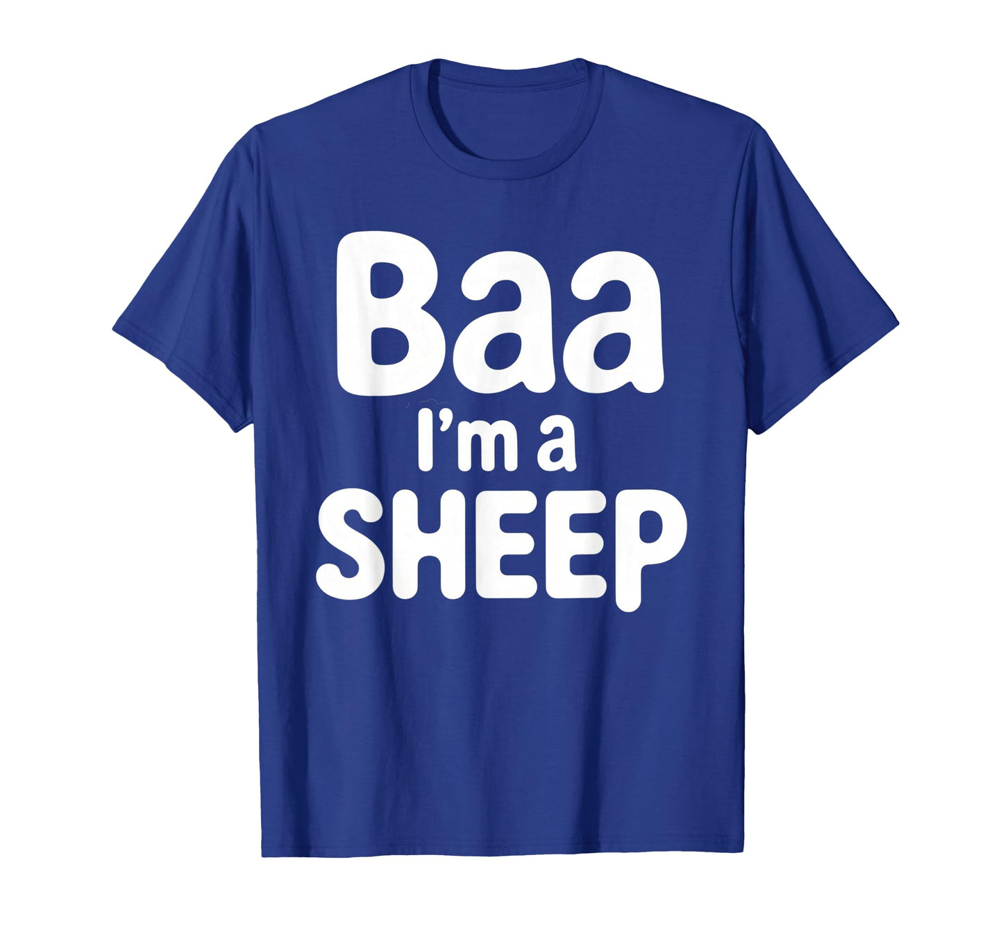 Baa I'm A Sheep Shirt Adult Men Women Kids Sheep Costume T-Shirt