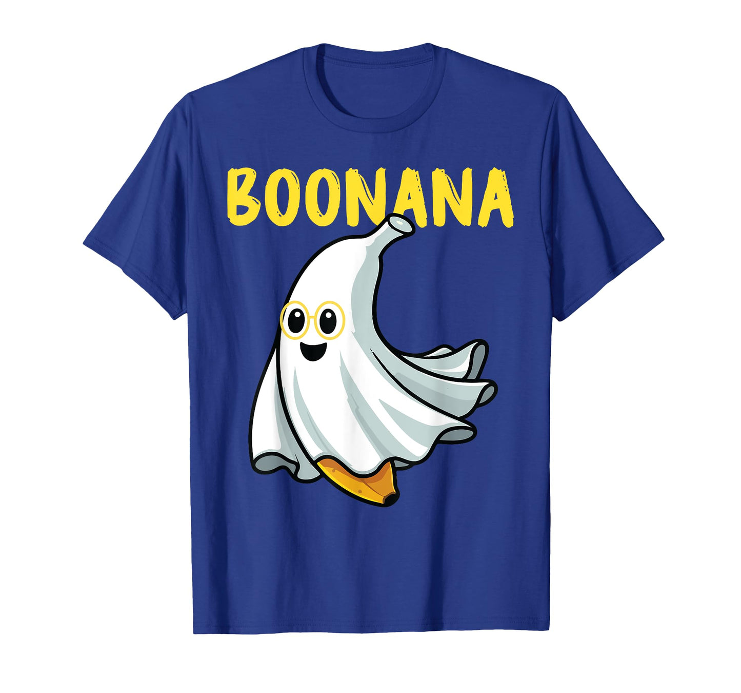 Cute Boonana Ghost Funny Banana Halloween Men Women Kids T-Shirt