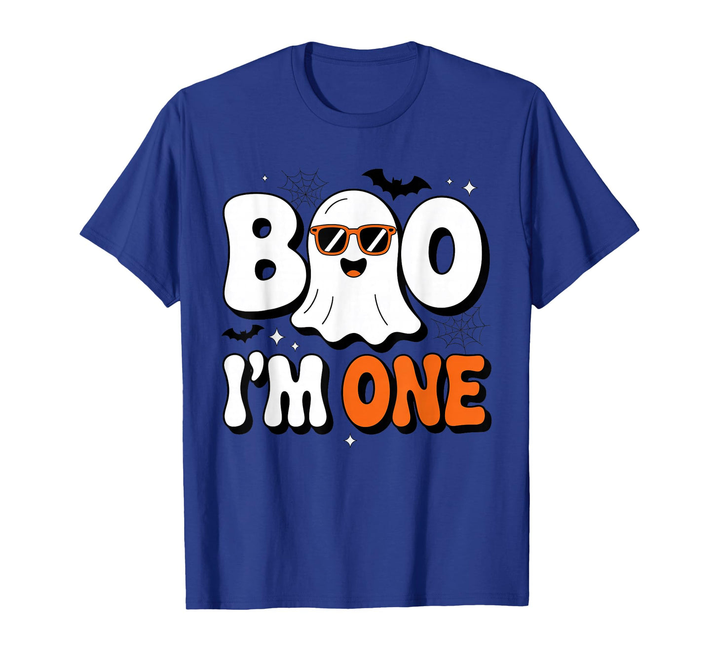 Boo I'm One Halloween Birthday Costume for One Year Old Kids T-Shirt