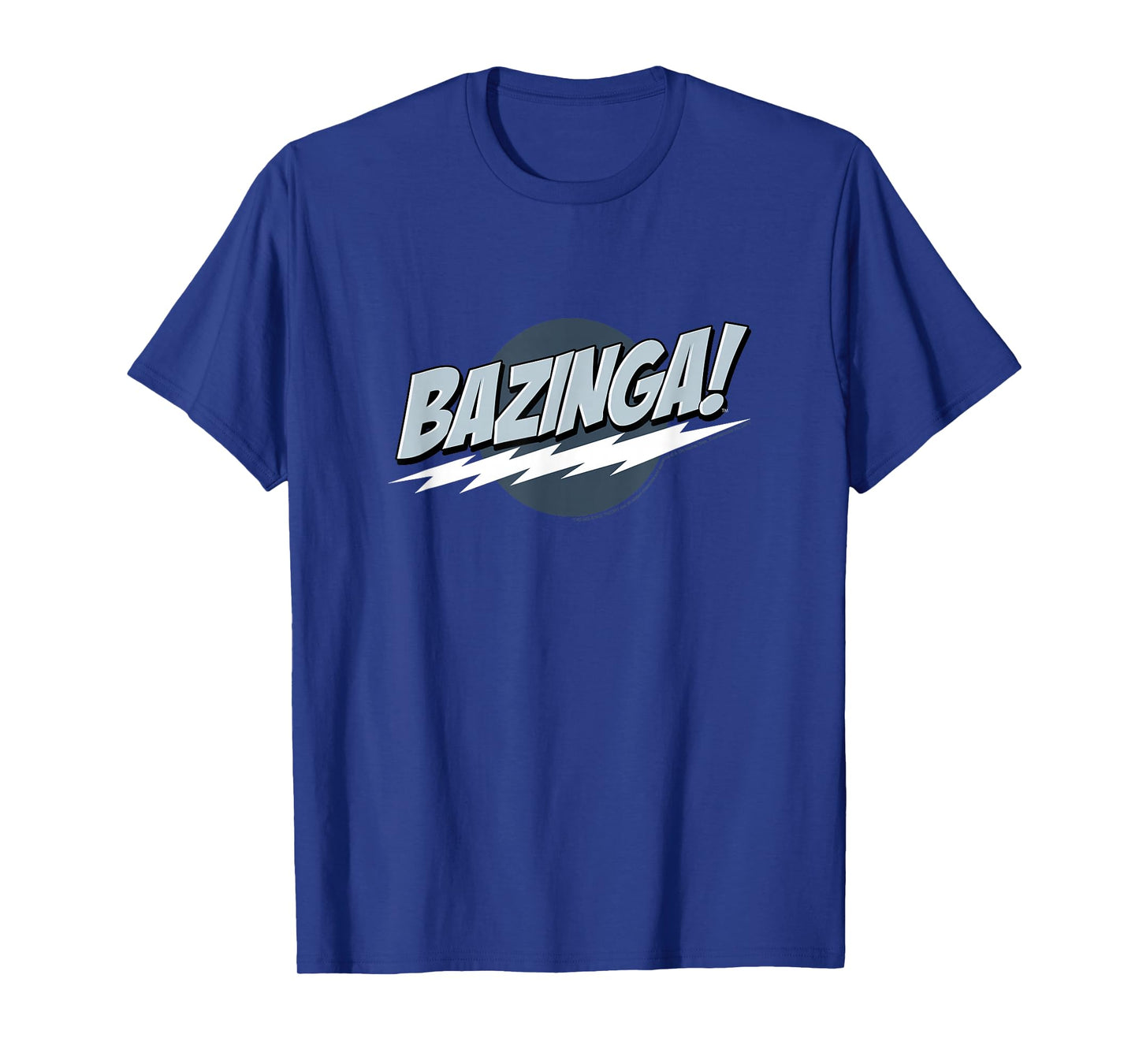 The Big Bang Theory Bazinga Cool Tones Logo TV Show T-Shirt
