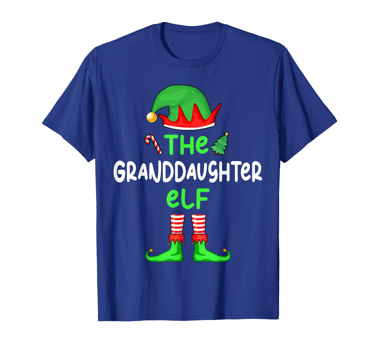 I'm The Granddaughter Elf Christmas Family Matching Pajama T-Shirt