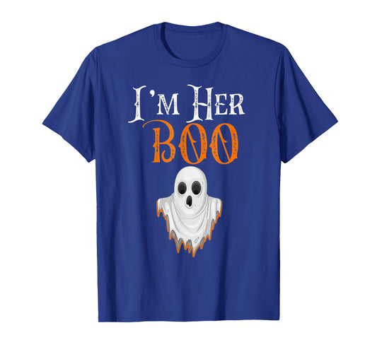Halloween I'm Her Boo Matching Couples Costume T-Shirt