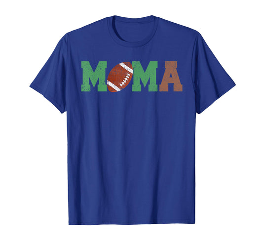 Mama of the 1 Year old Football 1st Year Down Birthday Party T-Shirt