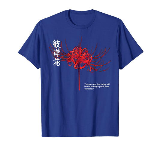 Japanese Spider Lily Soft Grunge Anime Aesthetic Flower Fan T-Shirt