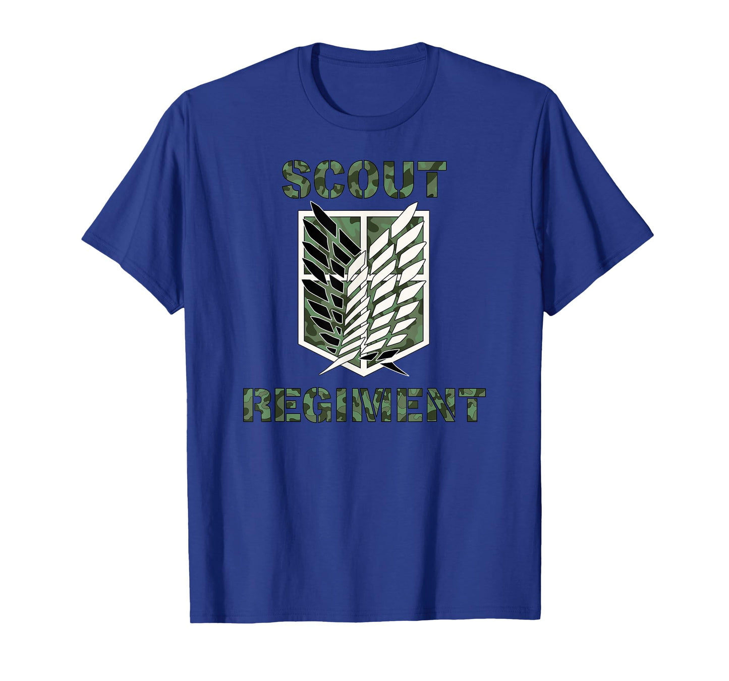 Attack on Titan Season 2 Scout Regiment Camo Print Anime T-Shirt