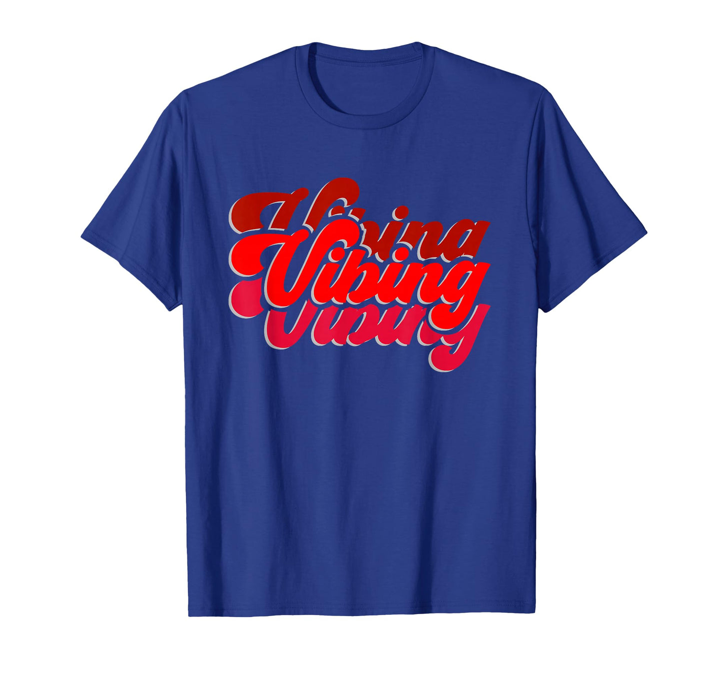Red Vibing Red Color Graphic T-Shirt
