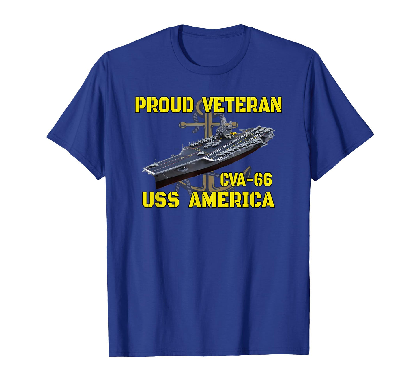 Aircraft Carrier USS America CVA-66 Veterans Father Grandpa T-Shirt