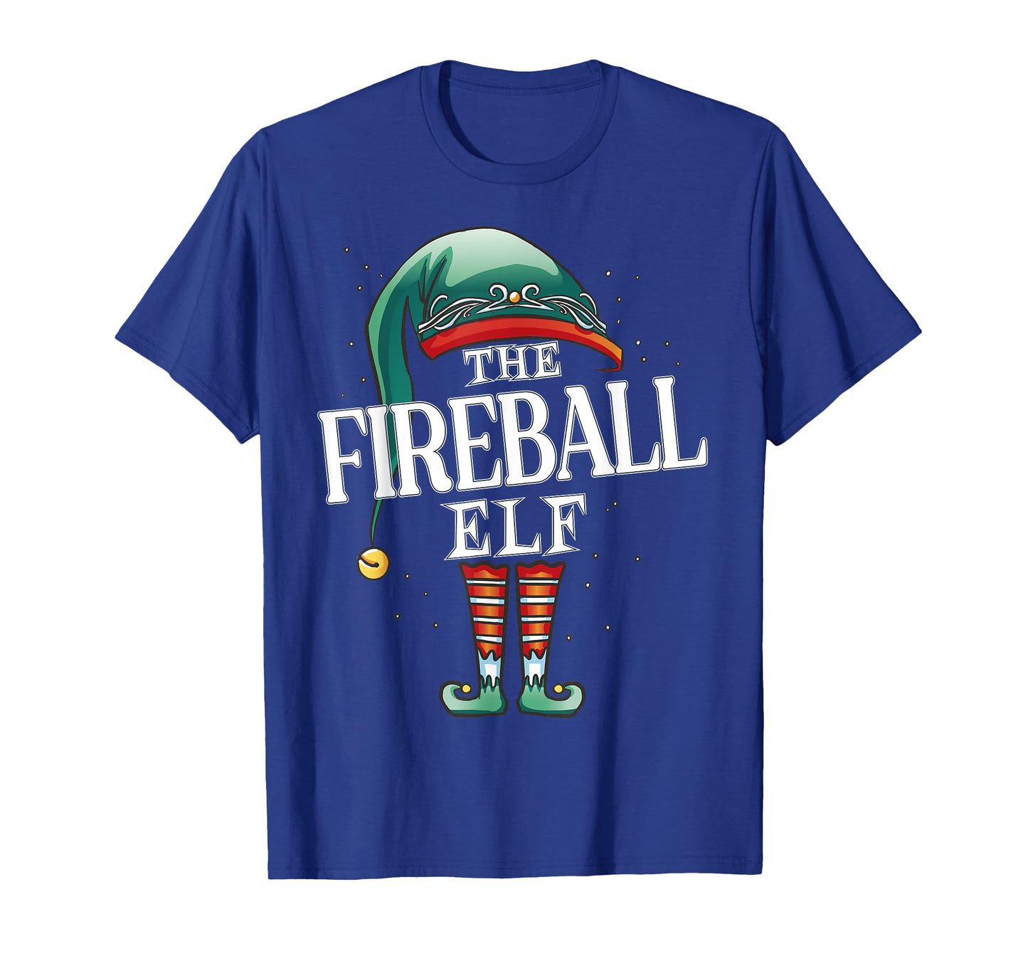 Fireball Elf Christmas Group Xmas Pajama Party T-Shirt