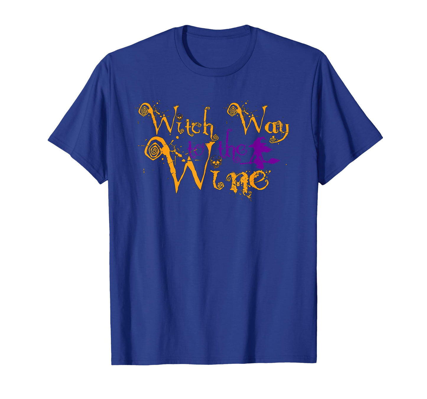Witch way to the wine shirt Party Halloween Wine lover shirt T-Shirt