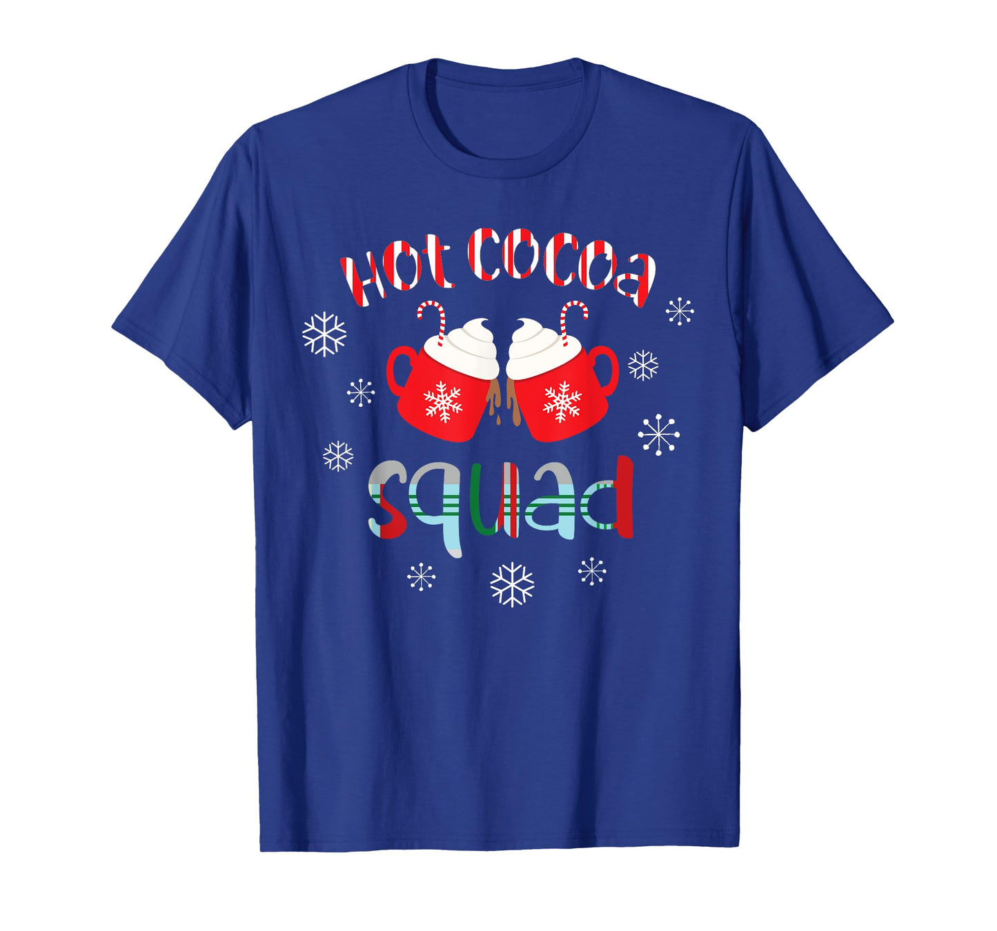 Hot Cocoa Squad Family Christmas T Shirt T-Shirt