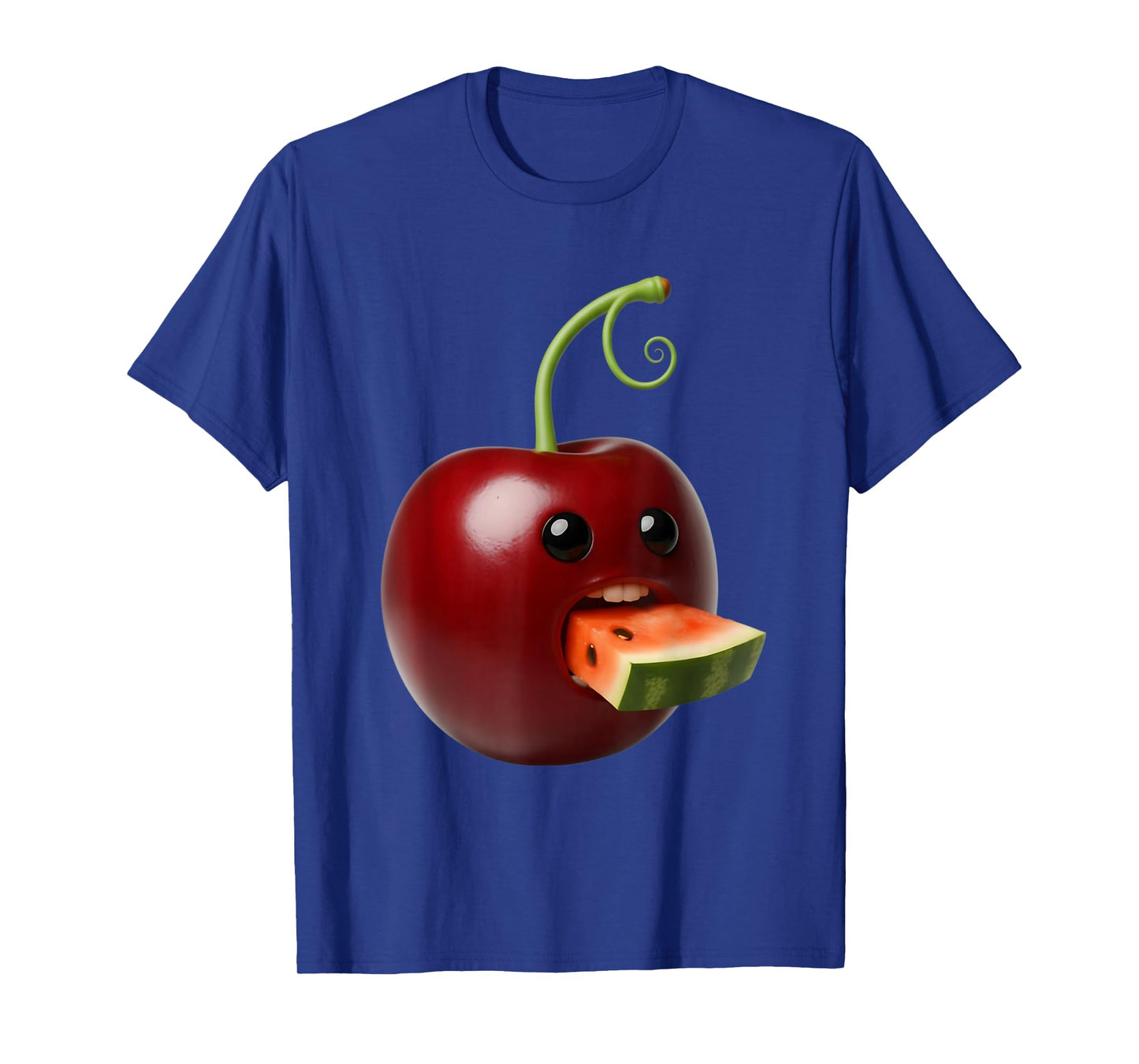Niche Fruits Funny Cherry Meme Brainrot Surreal T-Shirt