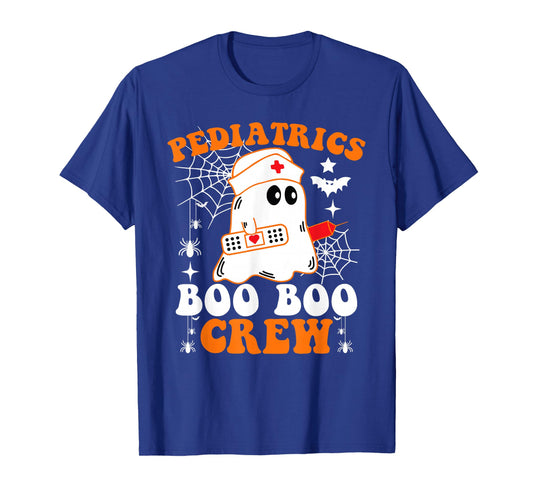 Pediatrics Boo Boo Crew Shirt Funny Nurse Ghost Halloween T-Shirt