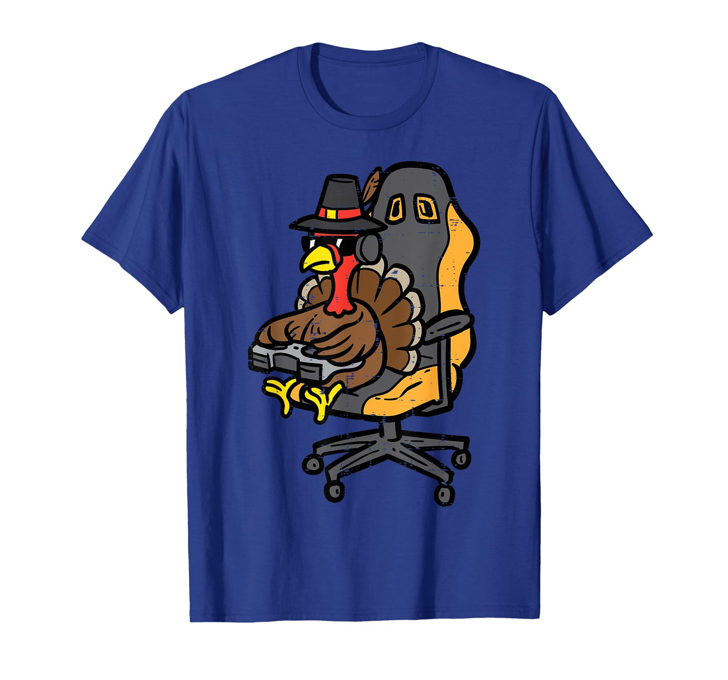 Thanksgiving Turkey Gaming Gamer Men Boys Kids Teen Youth T-Shirt