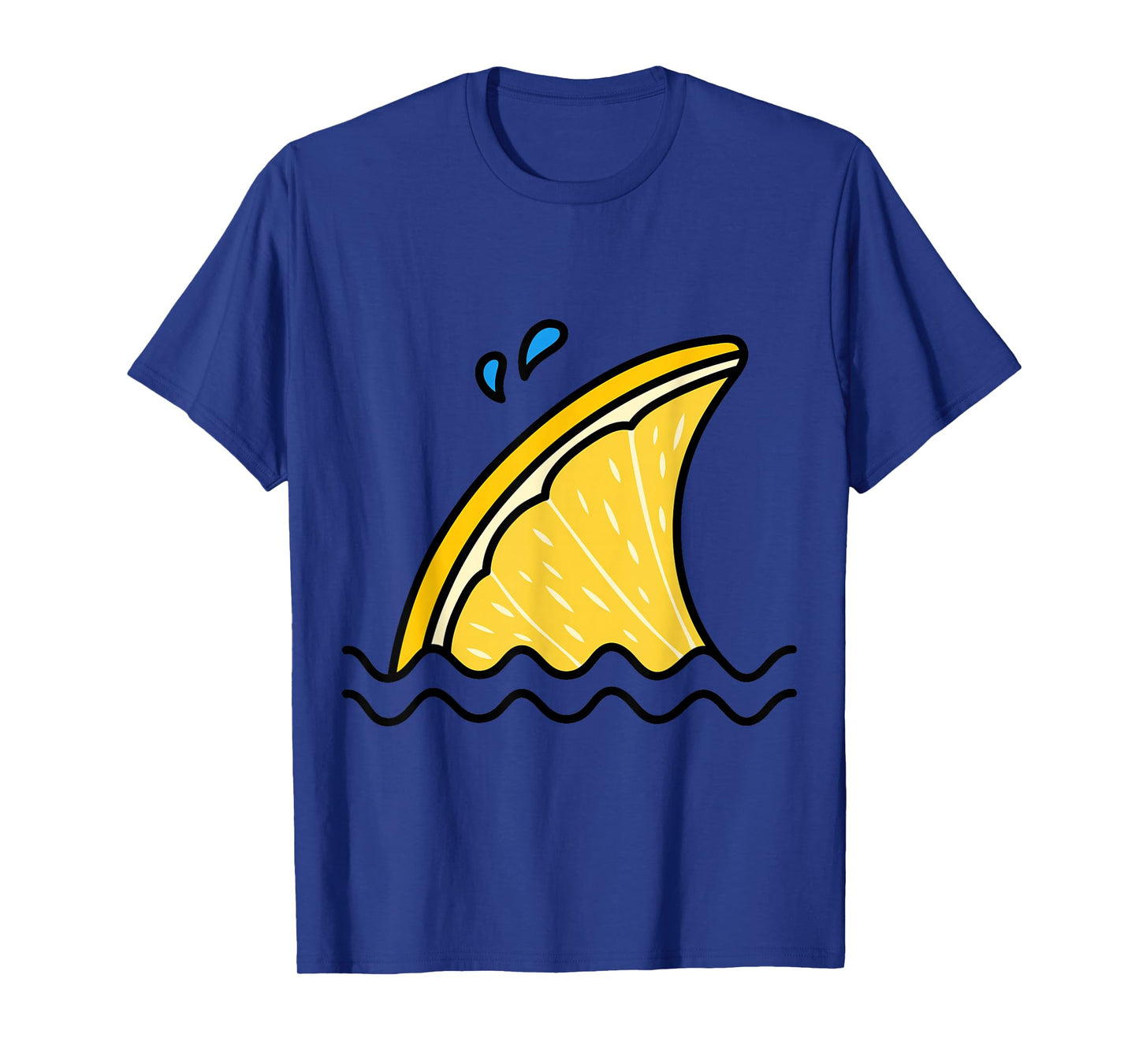 Kawaii Lemon Lime Shark Fin Funny Family Summer Vacation T-Shirt