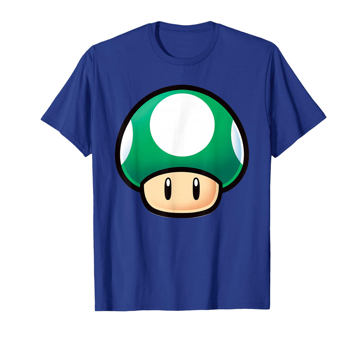 Super Mario Green Mushroom Big Face T-Shirt