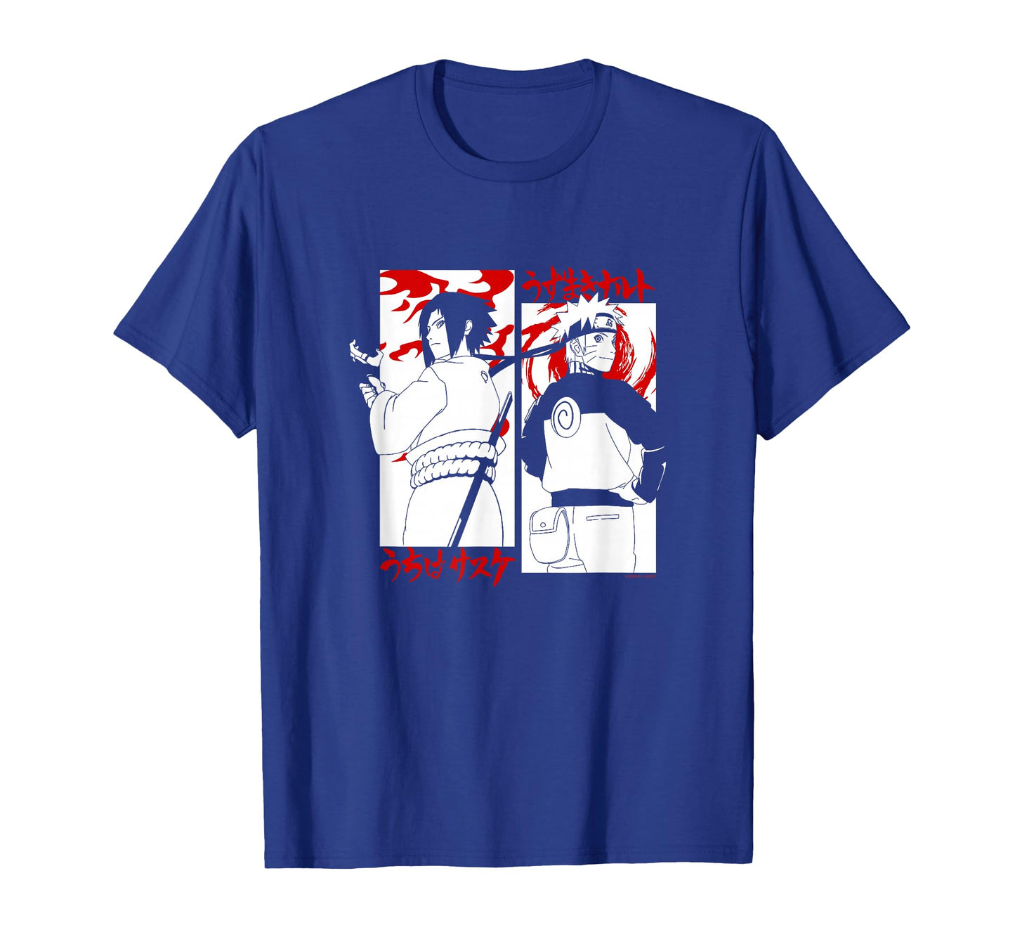 Naruto Shippuden Sasuke vs. Naruto Face Off Anime T-Shirt