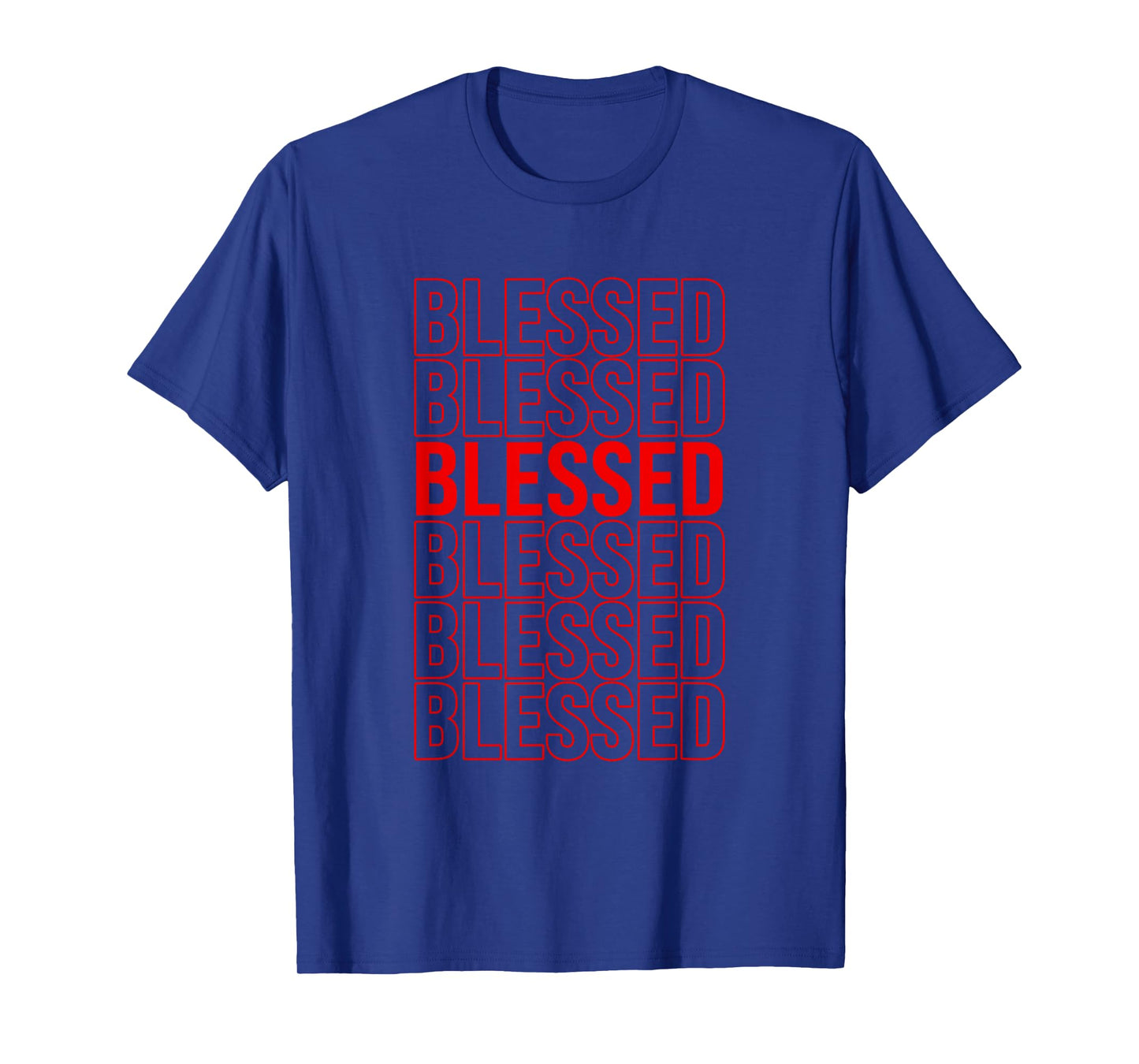 Red Blessed Red Graphic T-Shirt