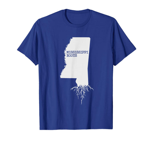 Mississippi Roots State Map Gift T-Shirt