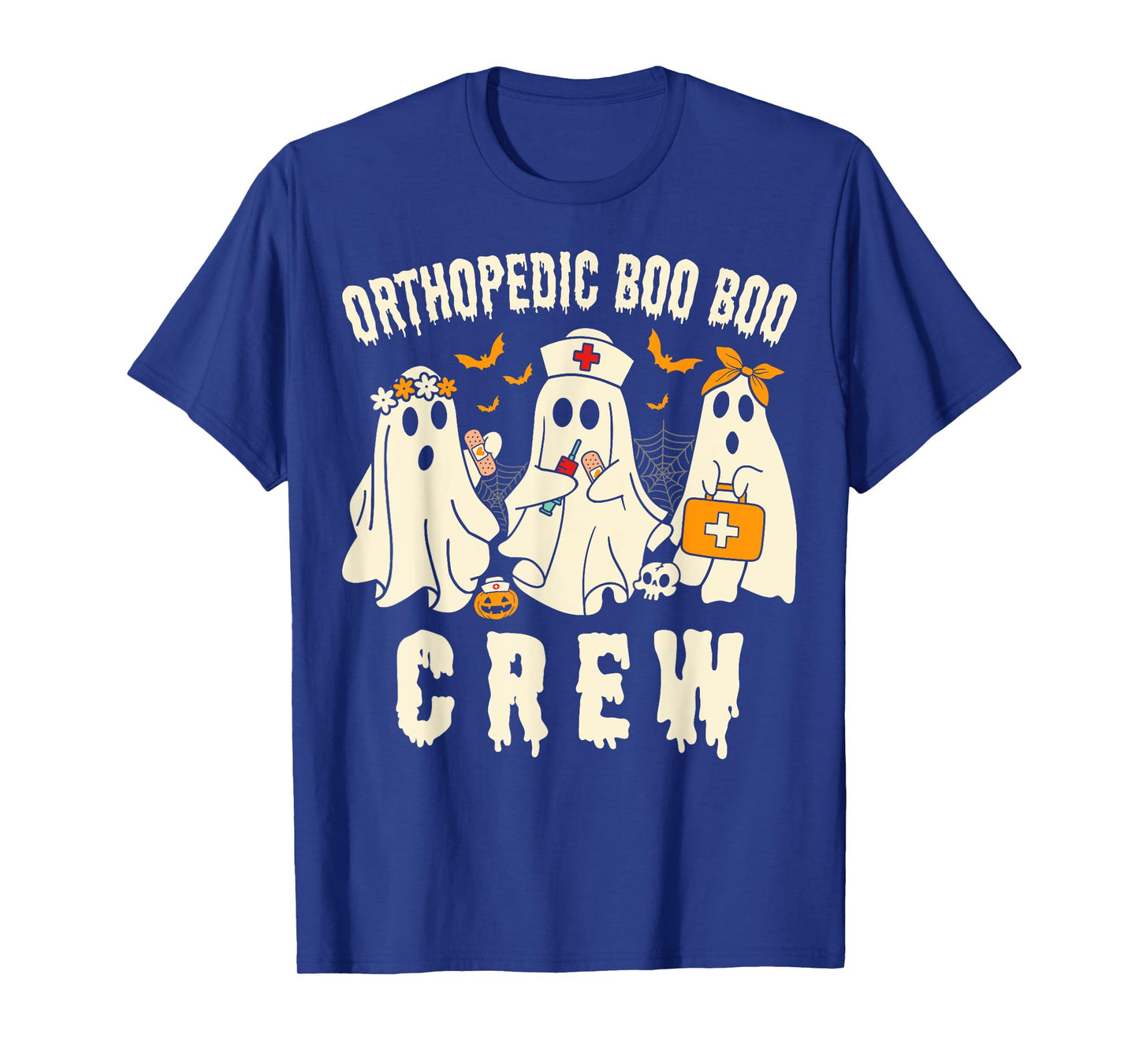 Orthopedic Boo Crew Ortho Nursing Halloween Ghost Costume T-Shirt