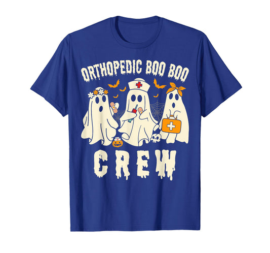Orthopedic Boo Crew Ortho Nursing Halloween Ghost Costume T-Shirt