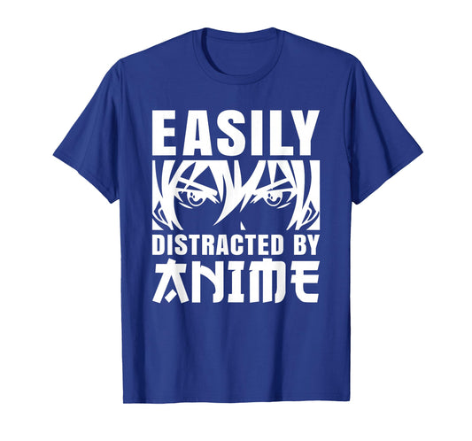 Easily Distracted By Anime Otaku Manga Anime Men Boys Kids T-Shirt
