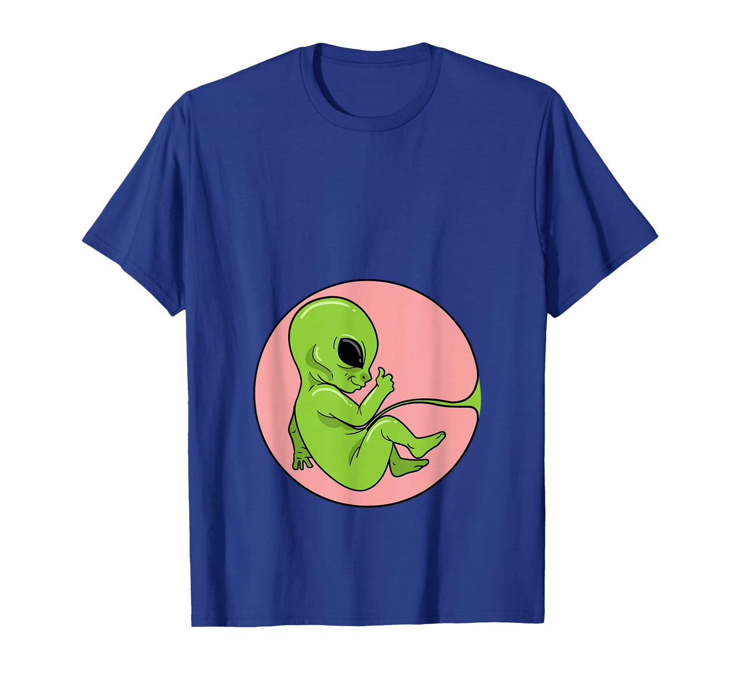 Expectant Mama Fetus Embryo Baby Alien Pregnant T-Shirt