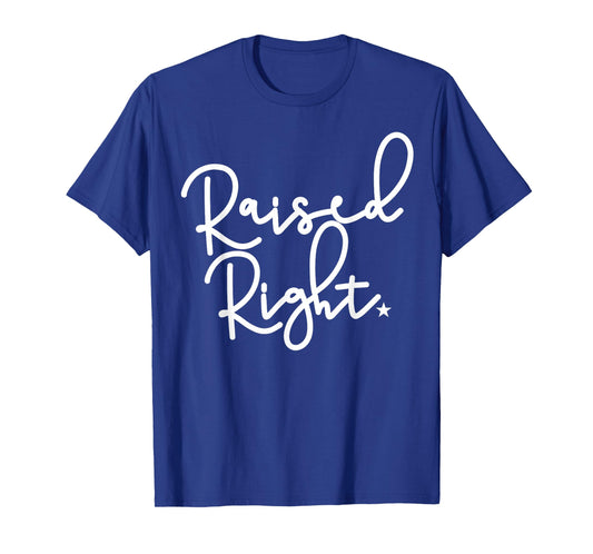 Raised Right Republican Conservative Republicans Gift T-Shirt