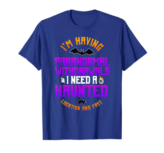 Ghost Hunter Paranormal Hunting Halloween Spirit Hunt EVP T-Shirt