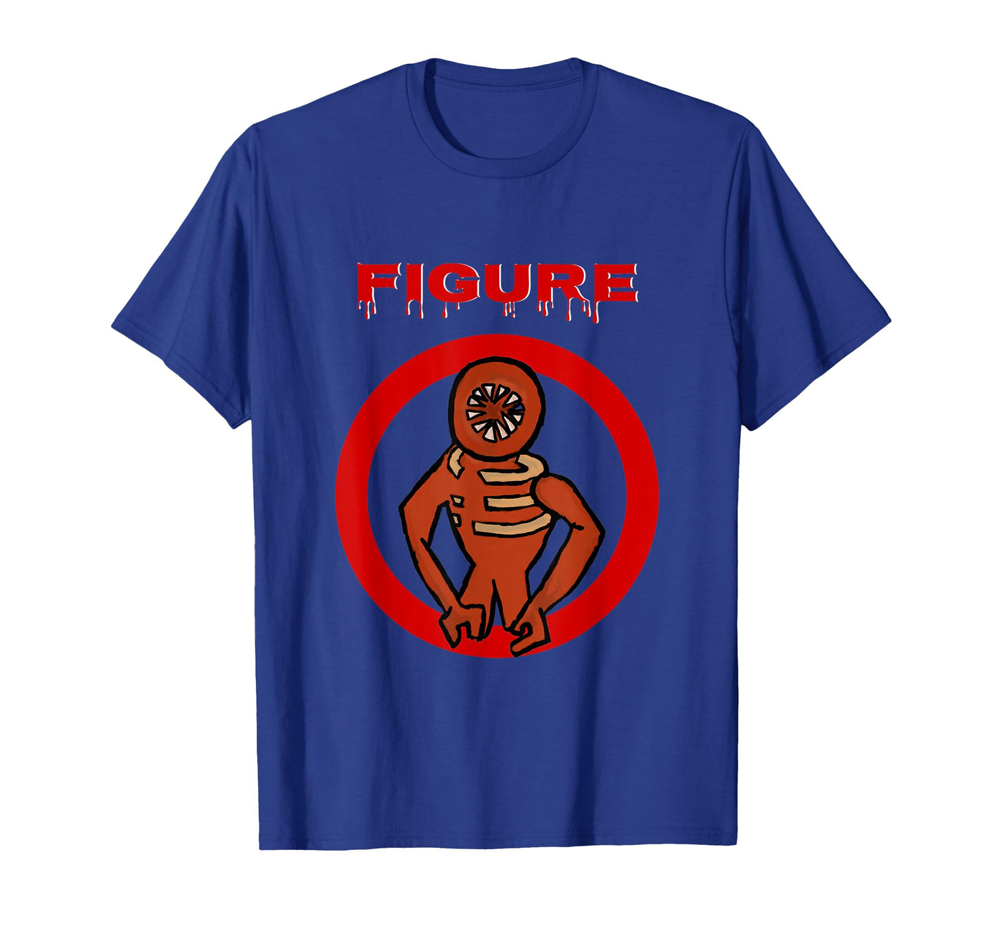 2022 Black Monster Horror Game Doors Figure T-Shirt