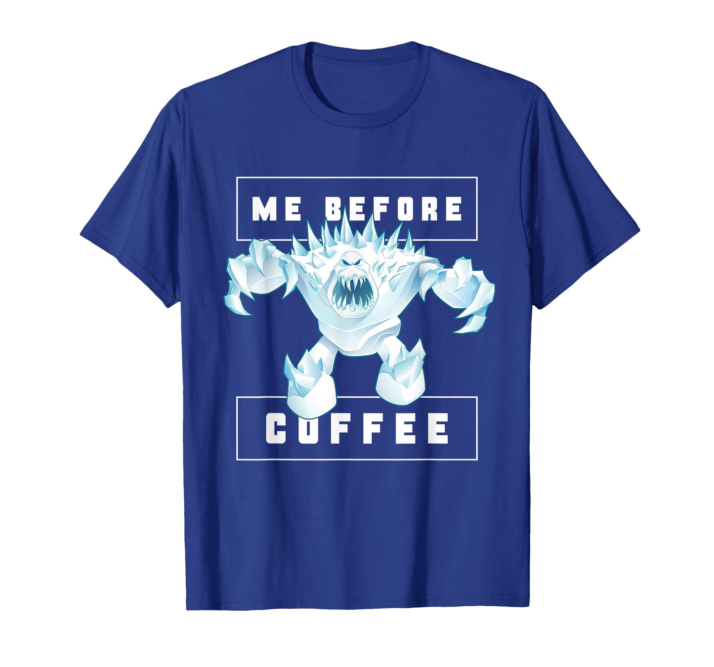 Disney Frozen Marshmallow Monster Me Before Coffee Funny T-Shirt