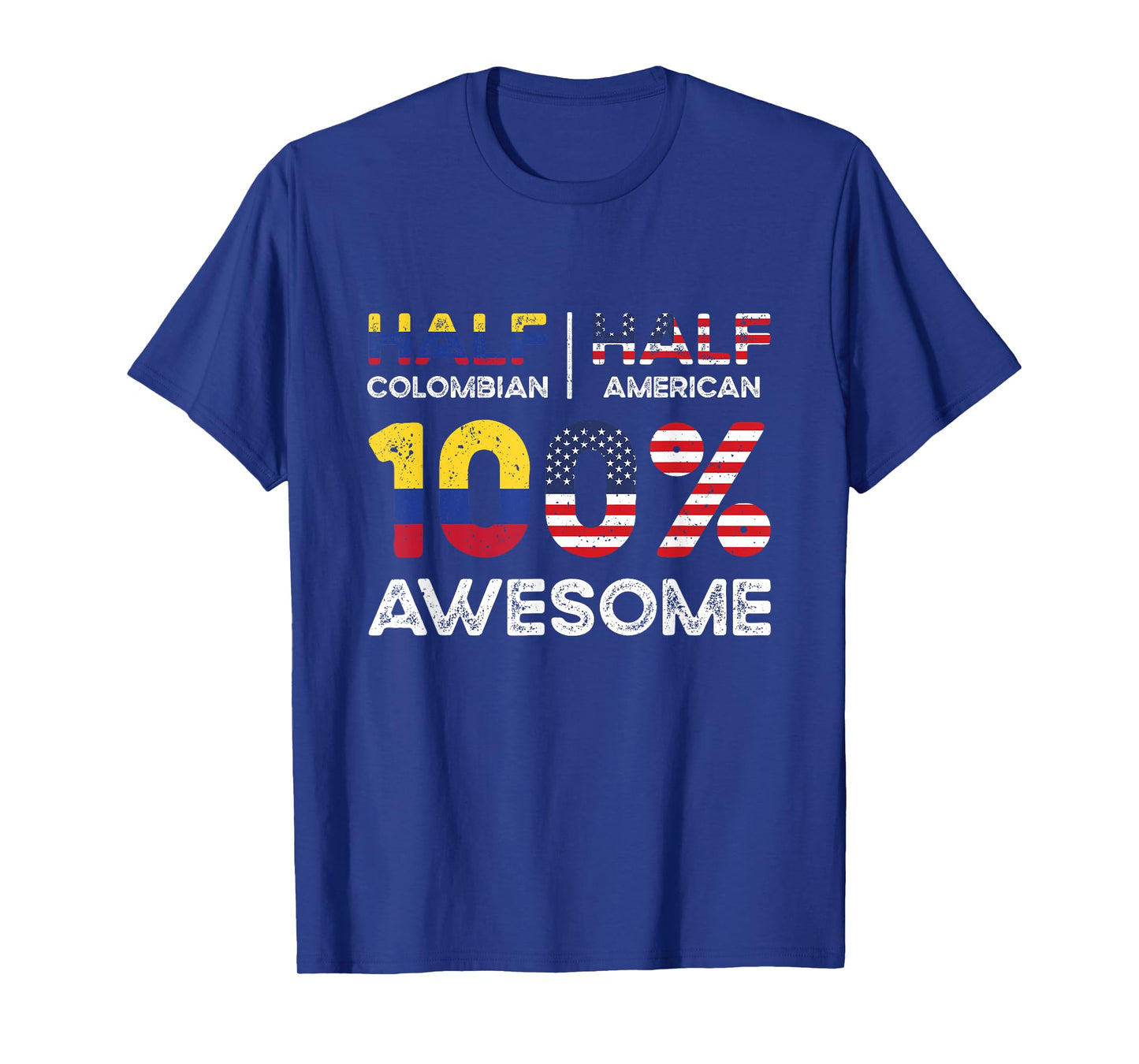 Colombian American Patriot USA Grown Colombia US Flag T-Shirt