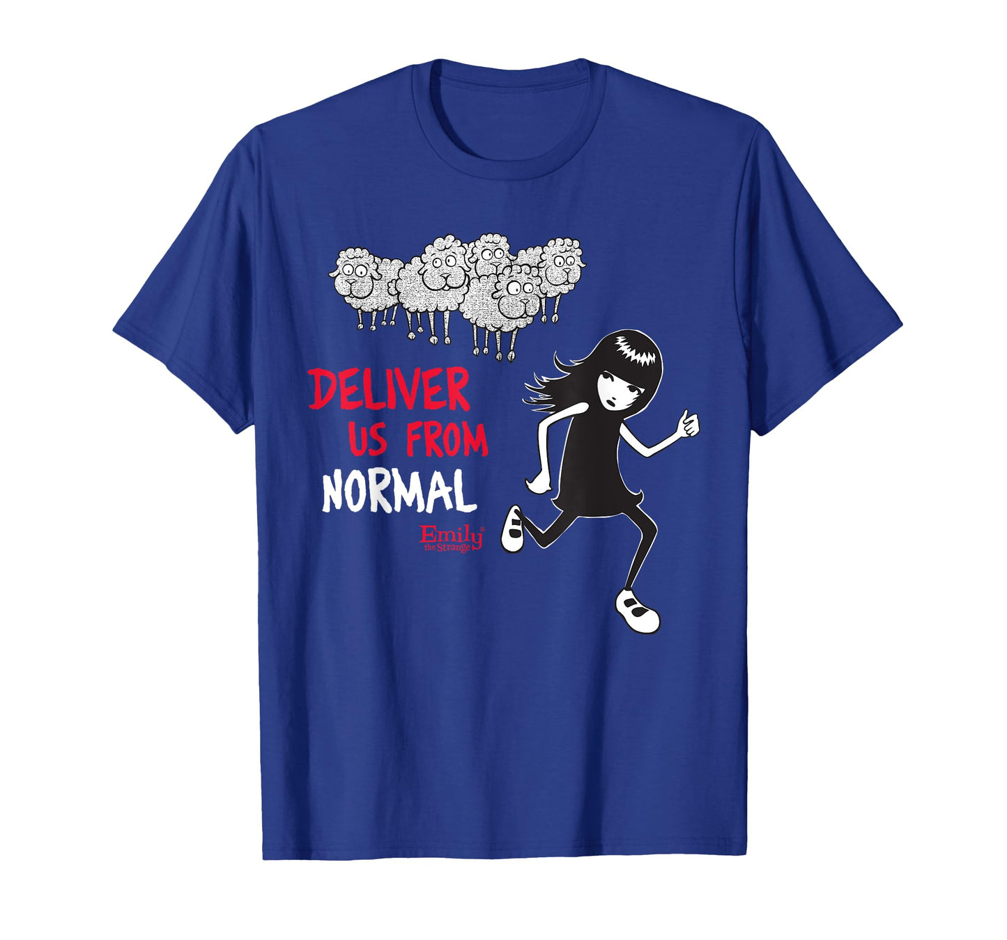 Emily The Strange Deliver Us From Normal T-Shirt