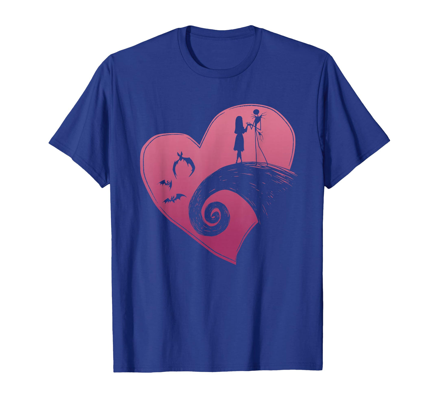 Disney The Nightmare Before Christmas Jack and Sally Heart T-Shirt
