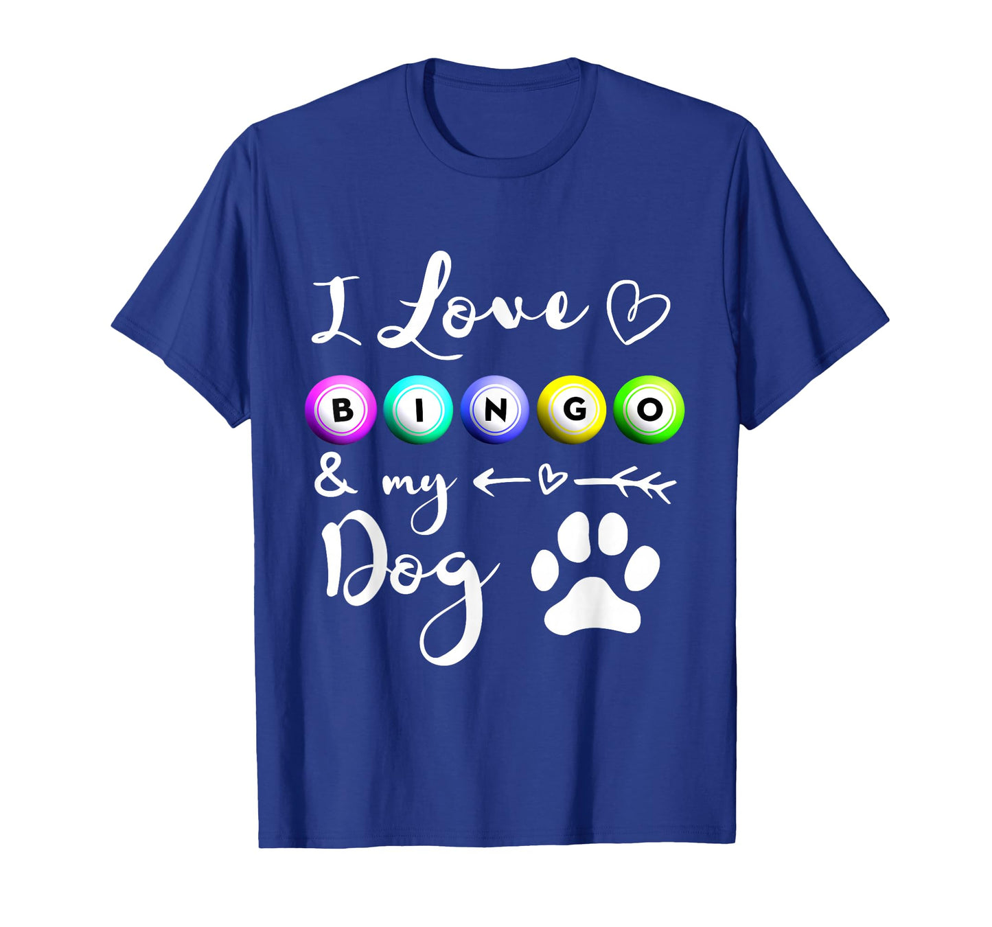 Bingo for Women I love Bingo and my Dog Gift T-Shirt