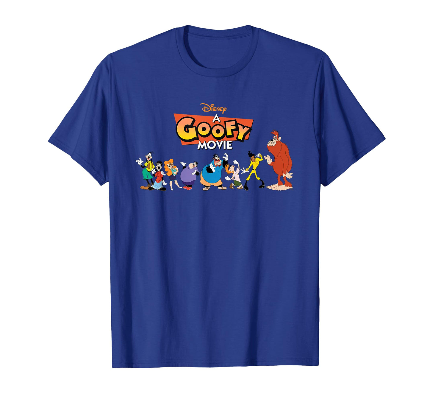 Disney A Goofy Movie 30th Anniversary Characters and Logo T-Shirt