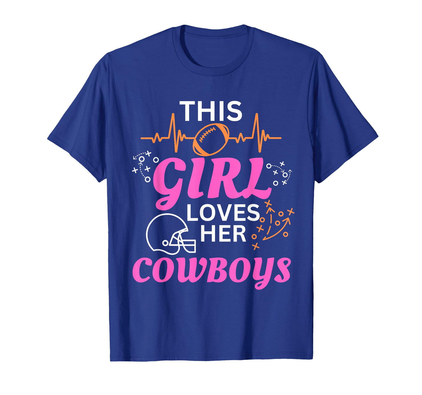 This Girl Loves Her Cowboy Cute Texas Dallas T-Shirt