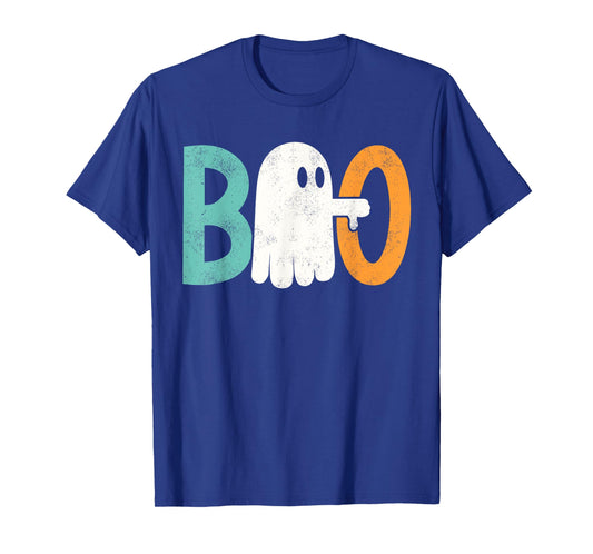 Funny Thumbs Down Boo Ghost Halloween Spooky for Men Women T-Shirt