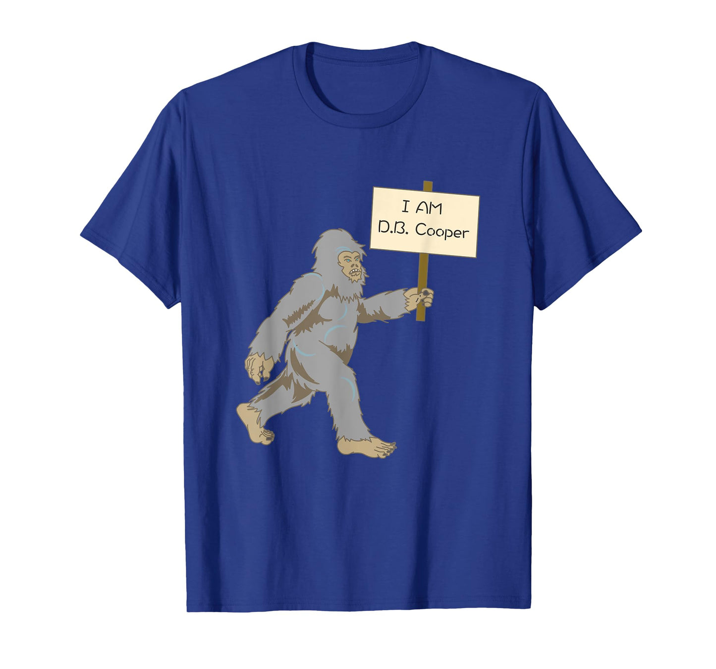 Bigfoot DB Cooper T-Shirt Funny Yeti Sasquatch Squatch Tee T-Shirt