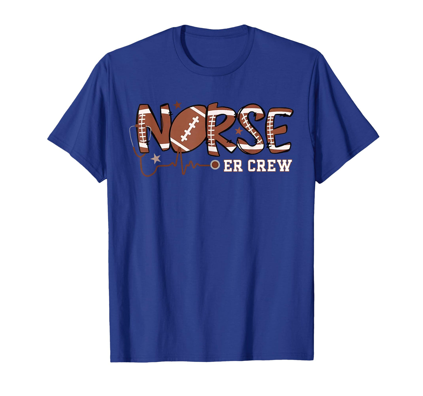 Football ER Crew Nurse Nursing Sports Emergency Department T-Shirt